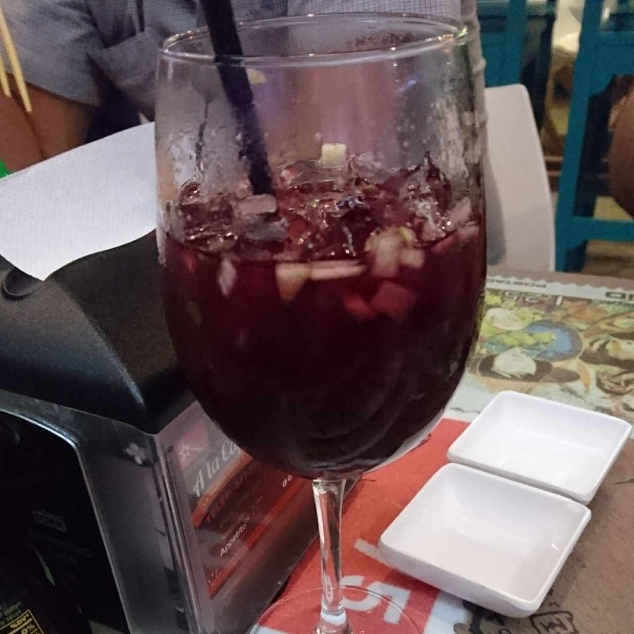 Sangría con Vino Tinto