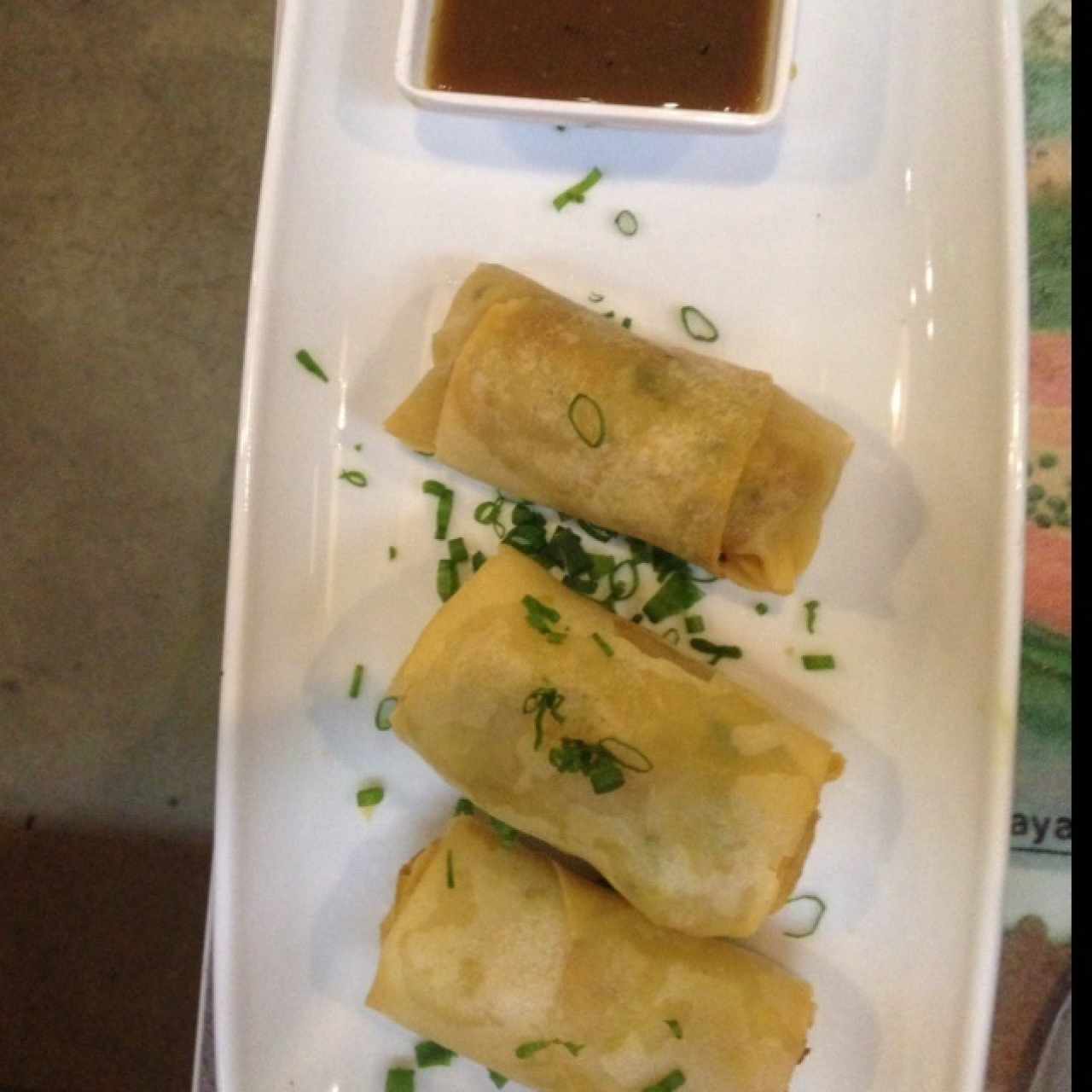 spring roll de camarón