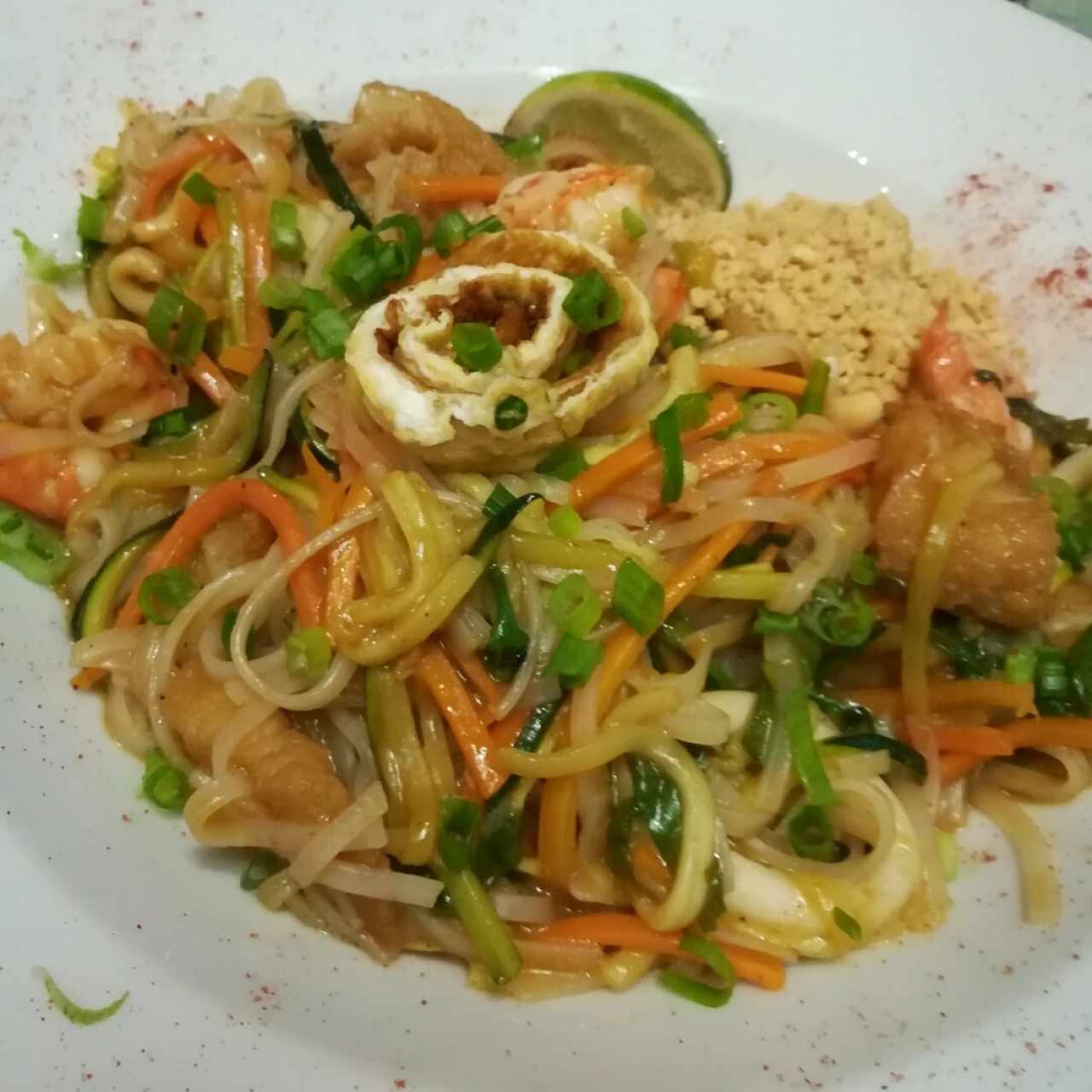 Pad Thai de Mariscos