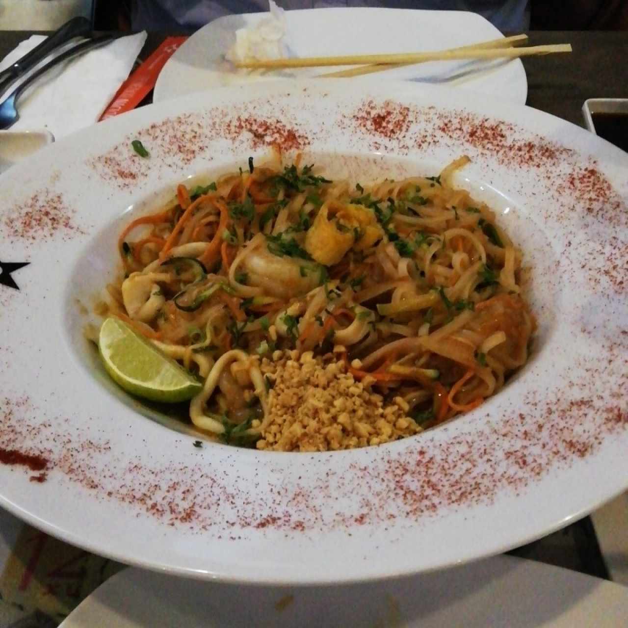 pad Thai de mariscos