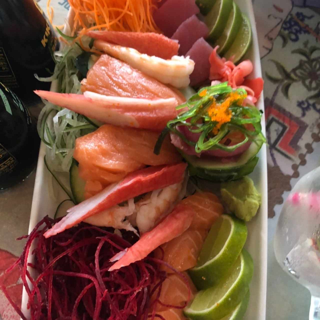 Sashimi combinación