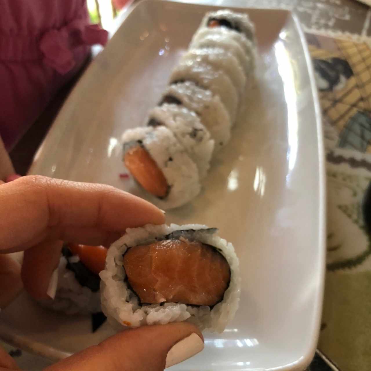 Filadelfia roll solo salmón 