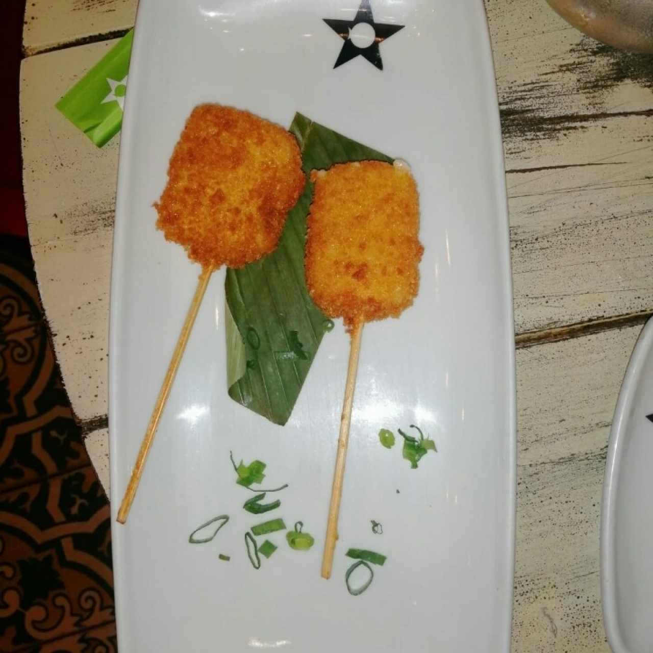 brochetas de queso