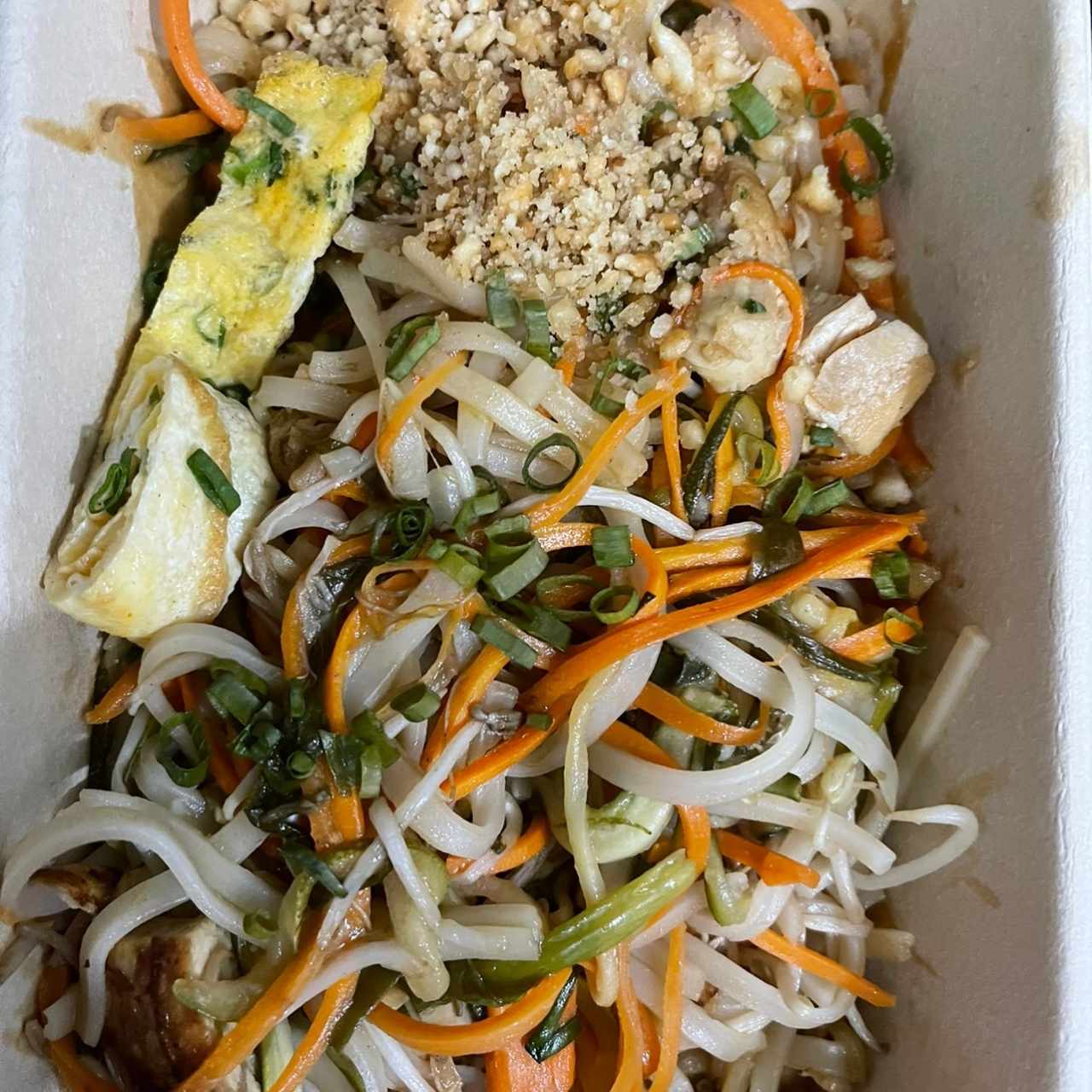 Phad Thai de Pollo