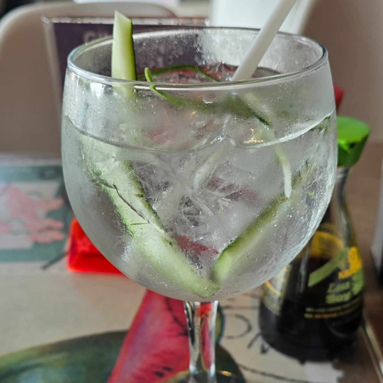 gin tonic de pepino