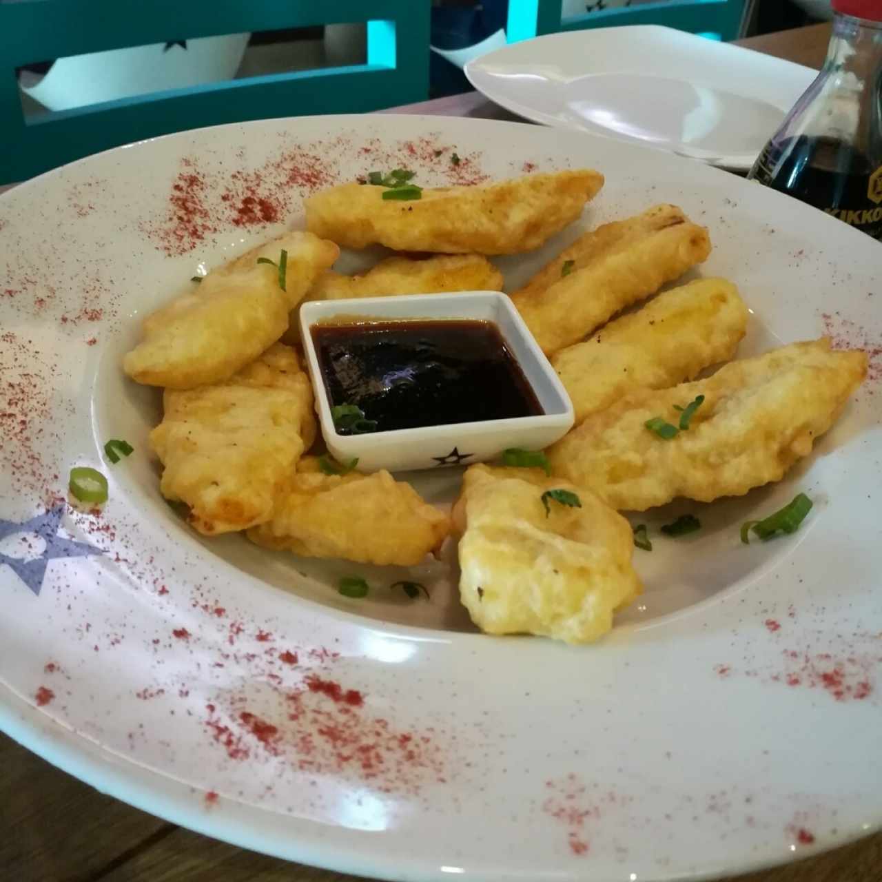 tempura de plátano 