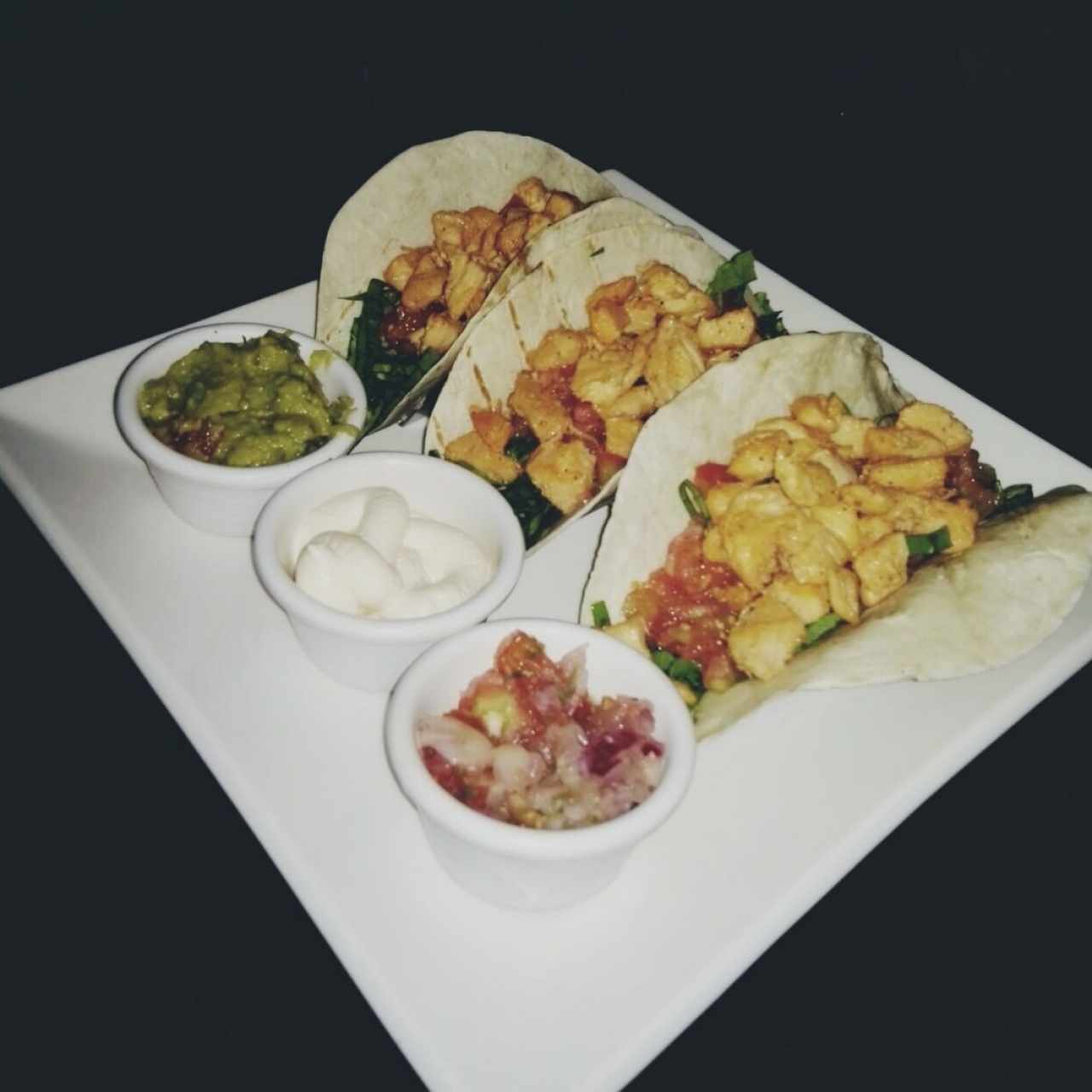 tacos de pollo