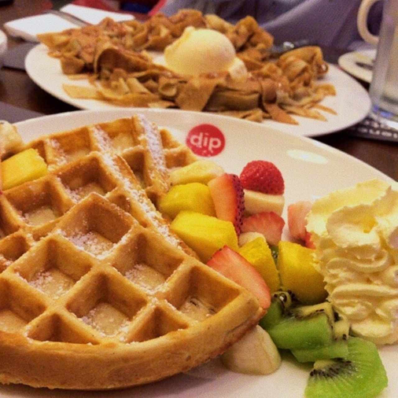 Dipndip waffle