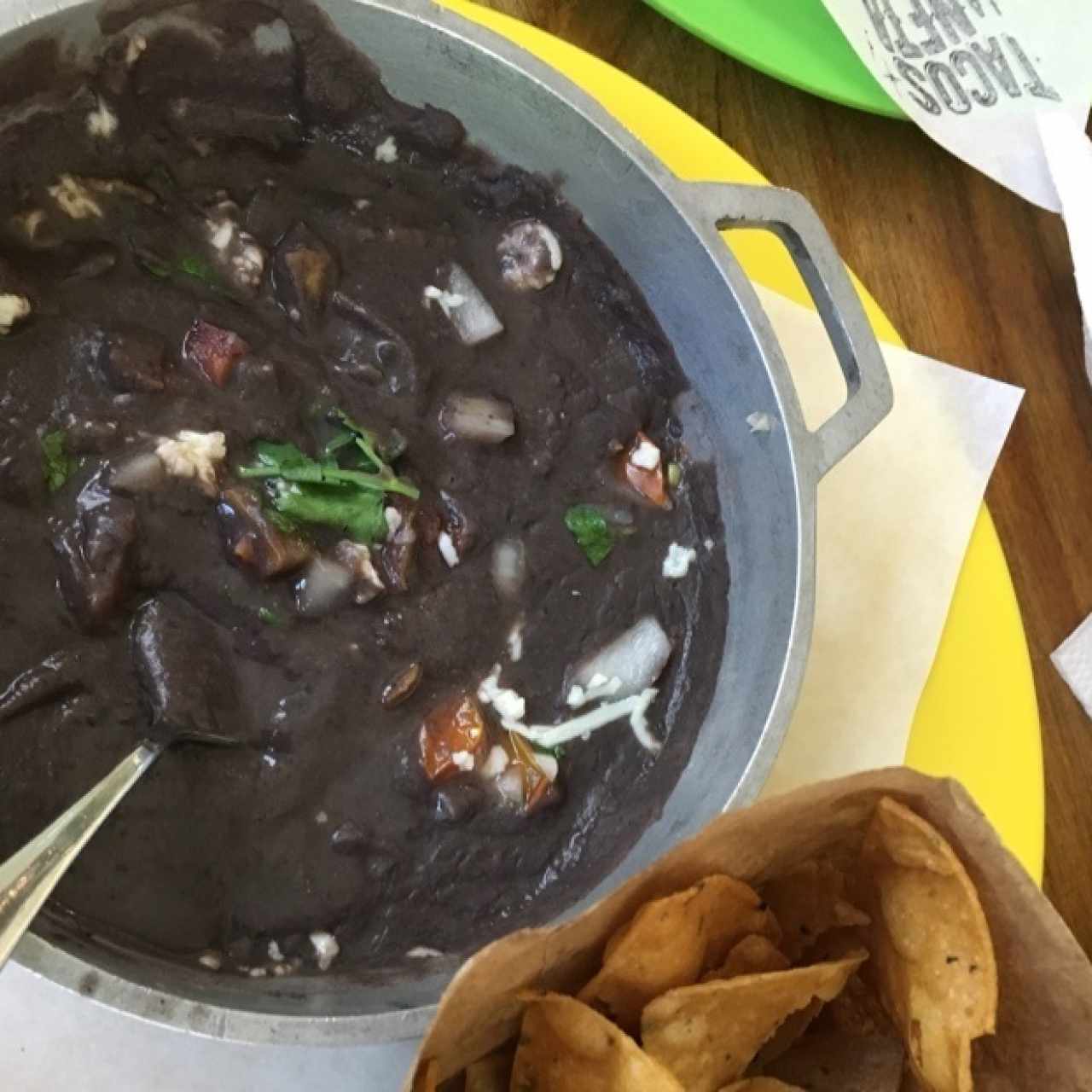 dip de frijoles