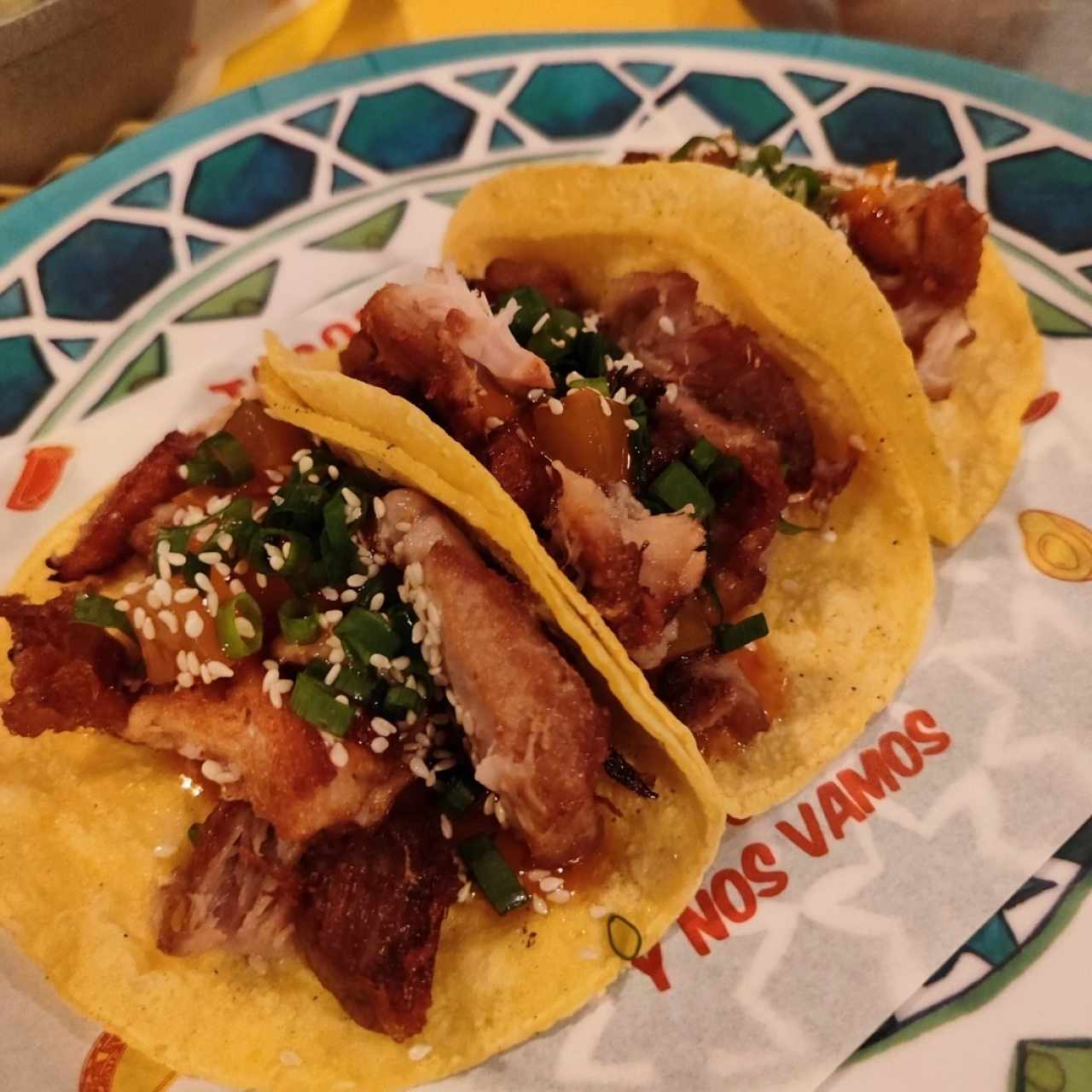 Tacos Tropicales - Panza agridulce 