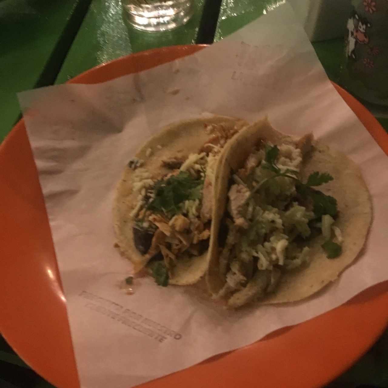 tacos de pollo