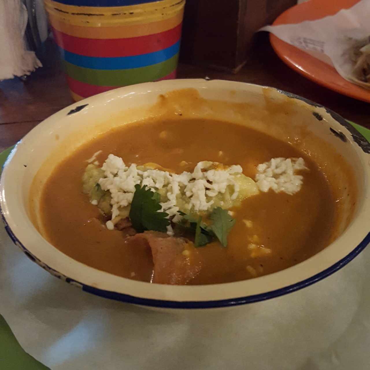 sopa de tortilla