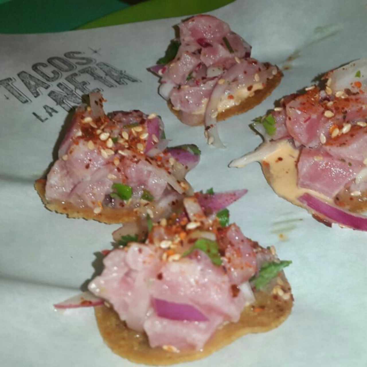 tostas de atún 