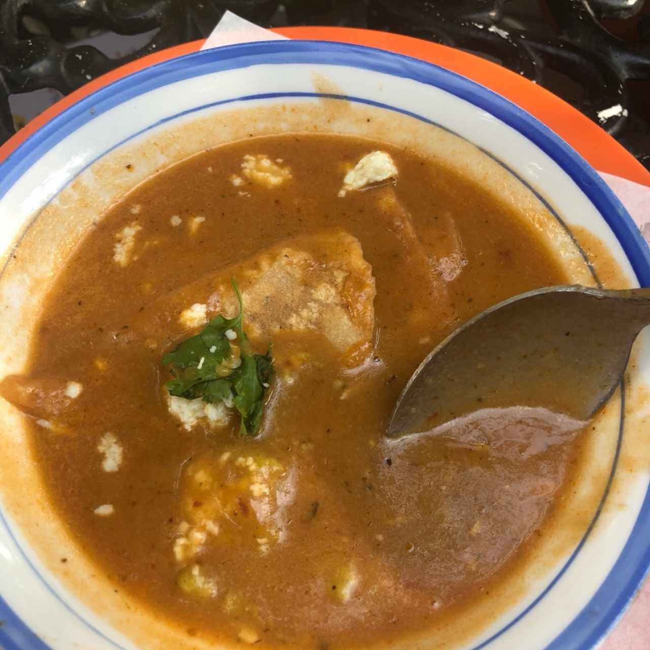 sopa de tortilla