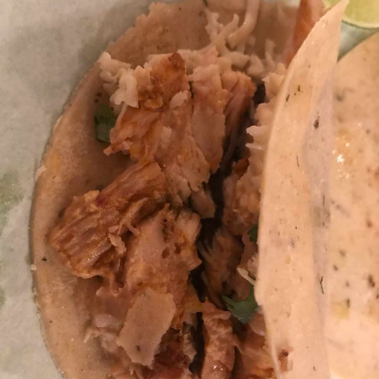 tacos de pollo