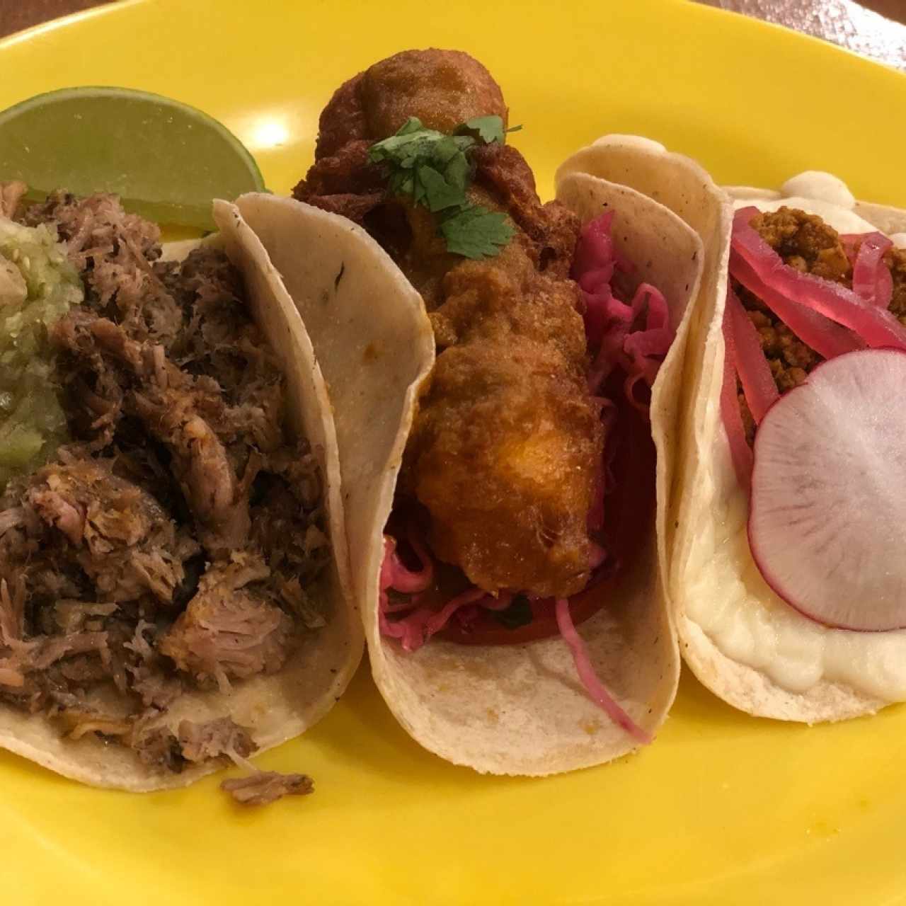 Trío de tacos