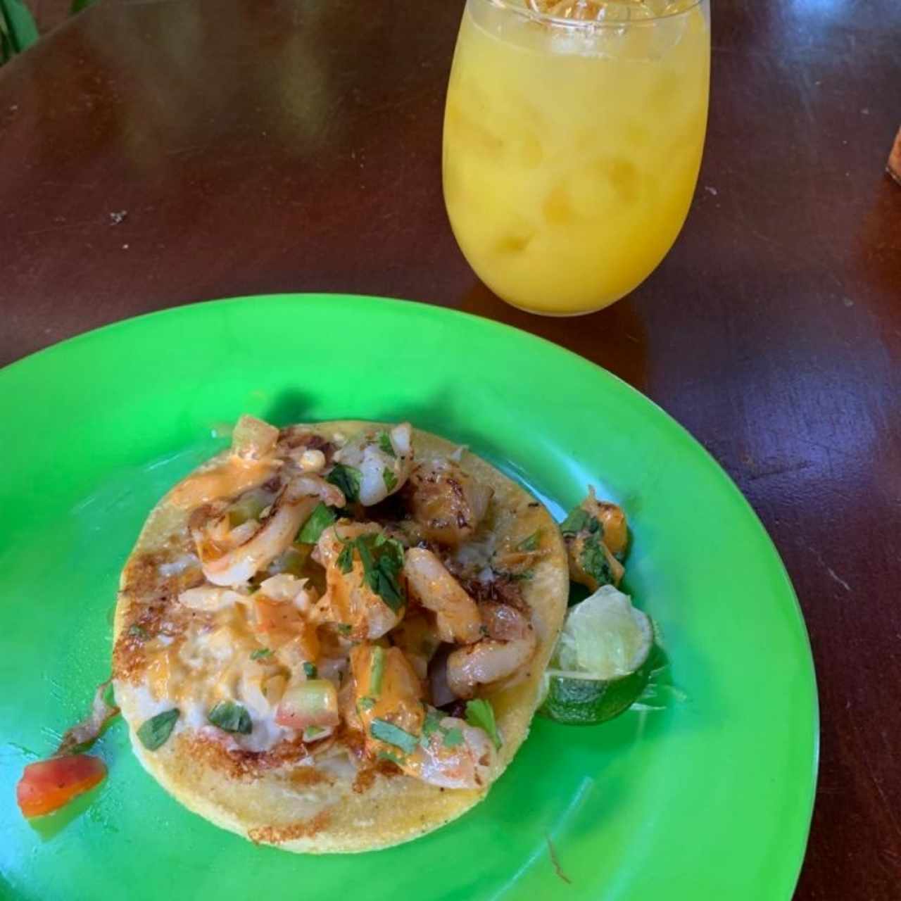 tacos de camarón 