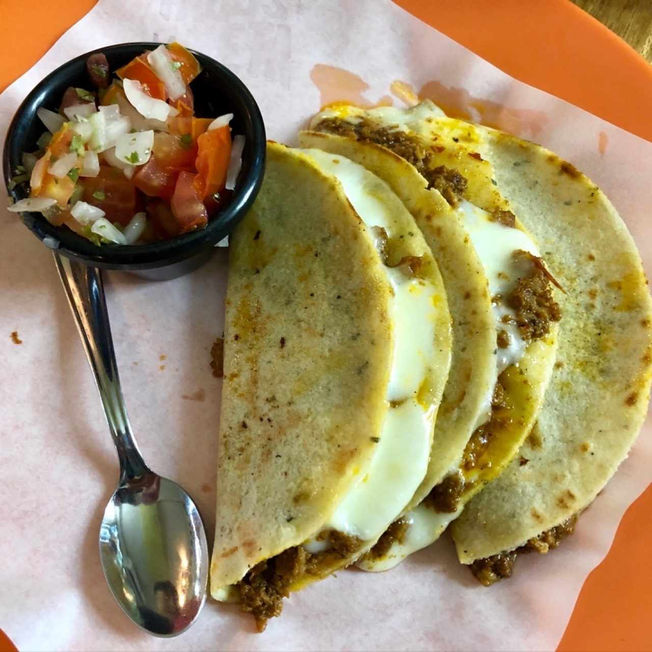 Quesadilla de chorizo