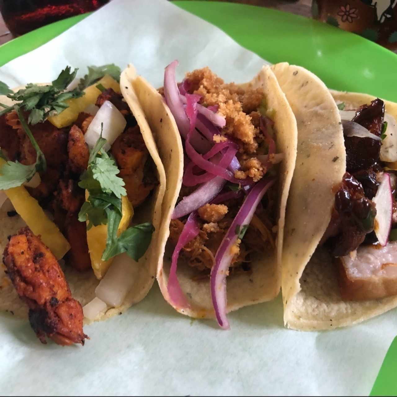 Taco al Pastor, Cochinita Pibil y Pork Belly