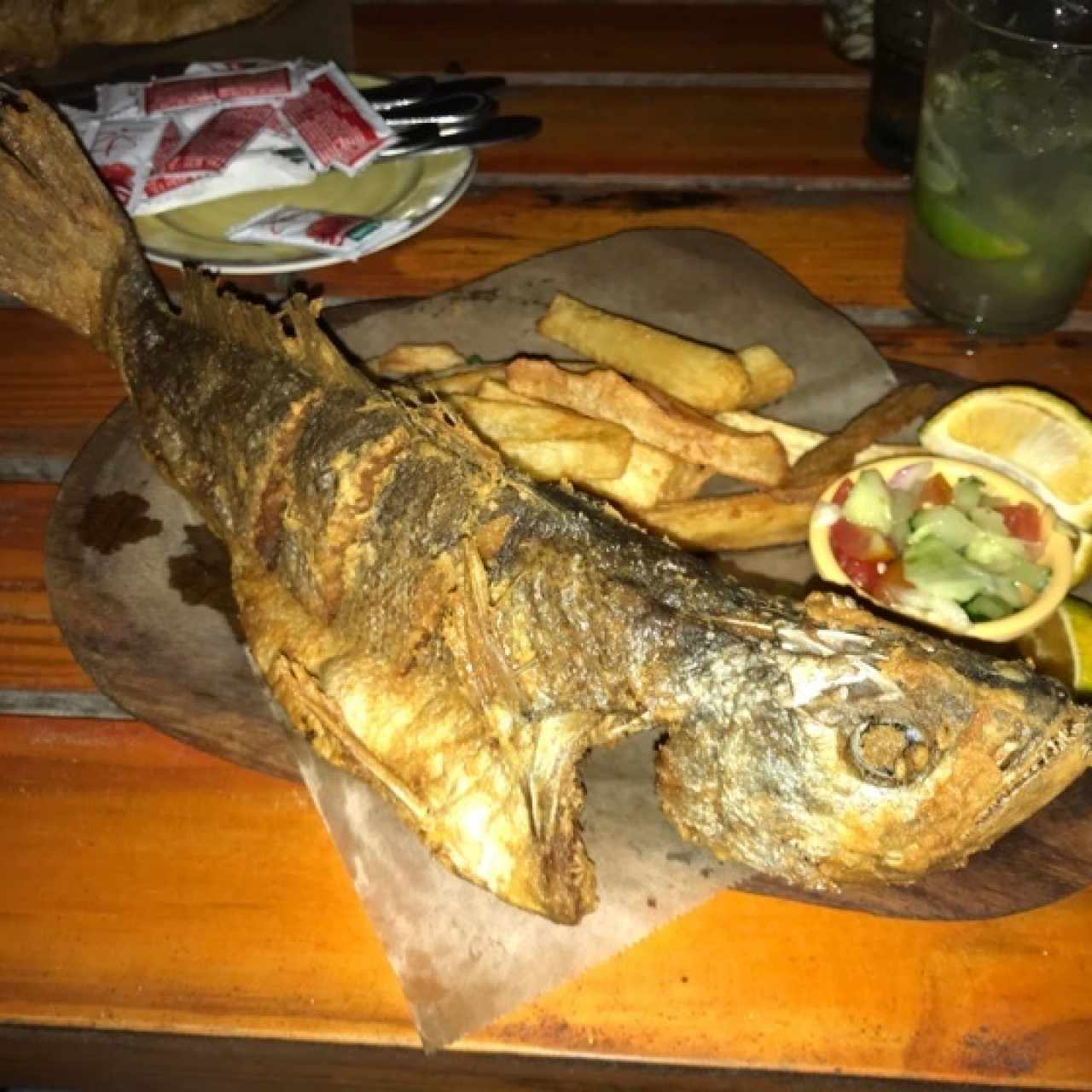 Pescado frito