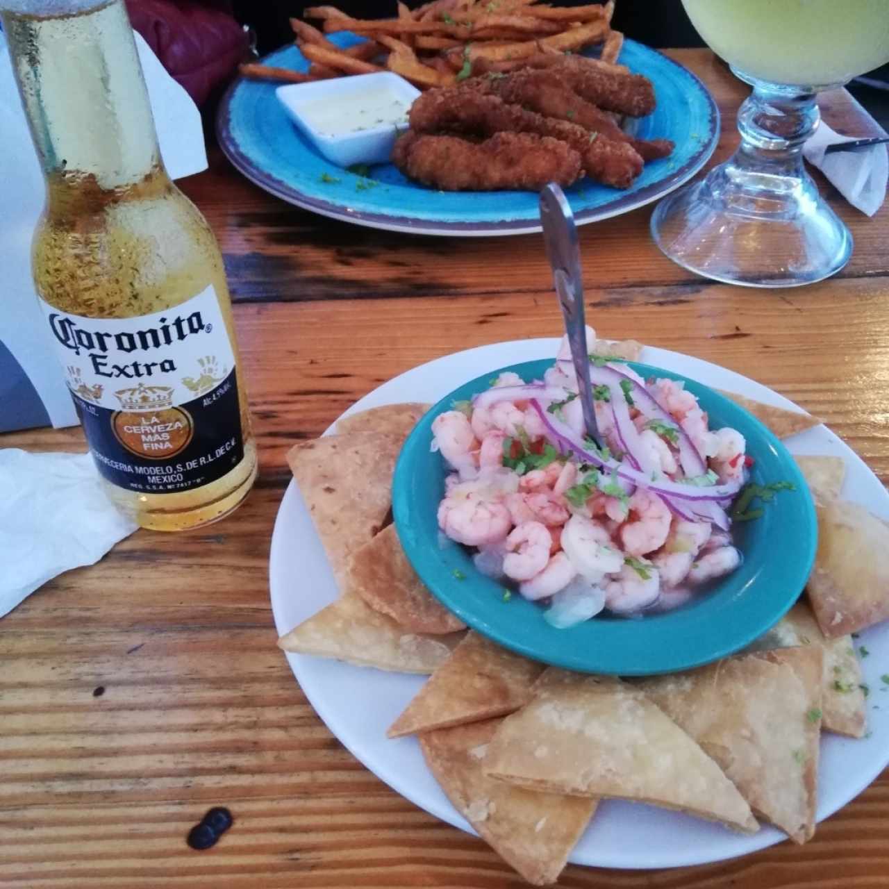 ceviche de camarón 