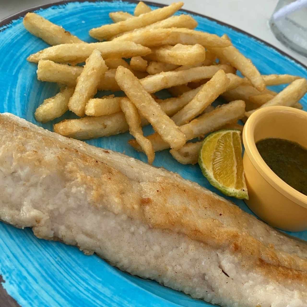 Filete de pescado a la plancha