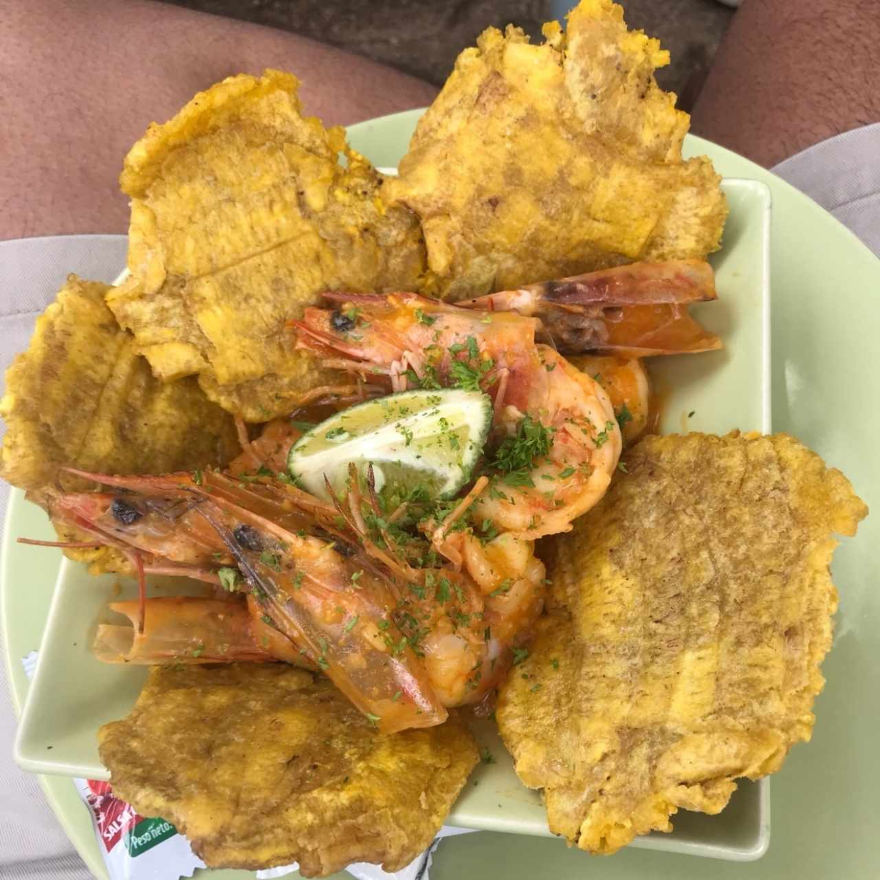 langostinos en salsa de coco