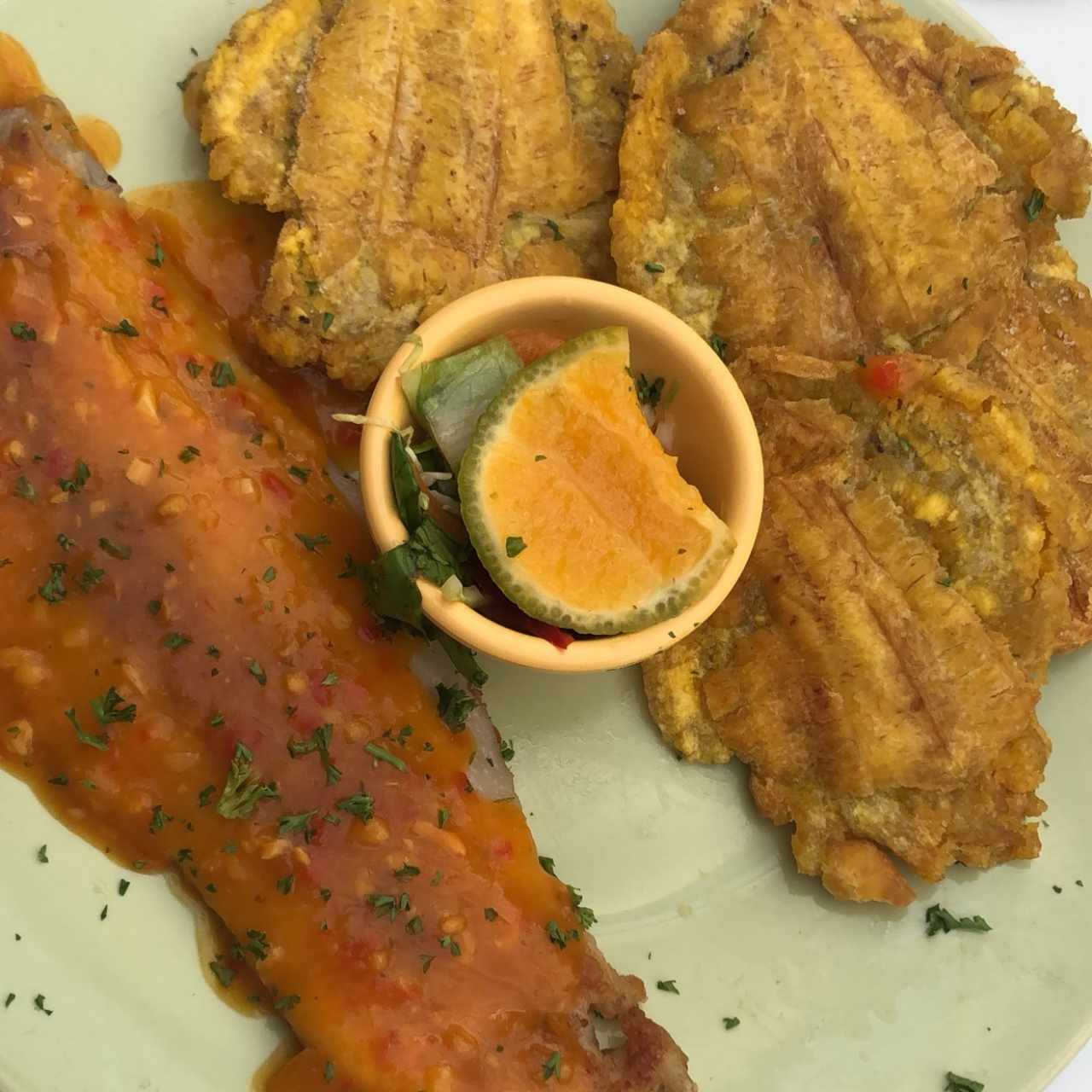 pescado al ajillo