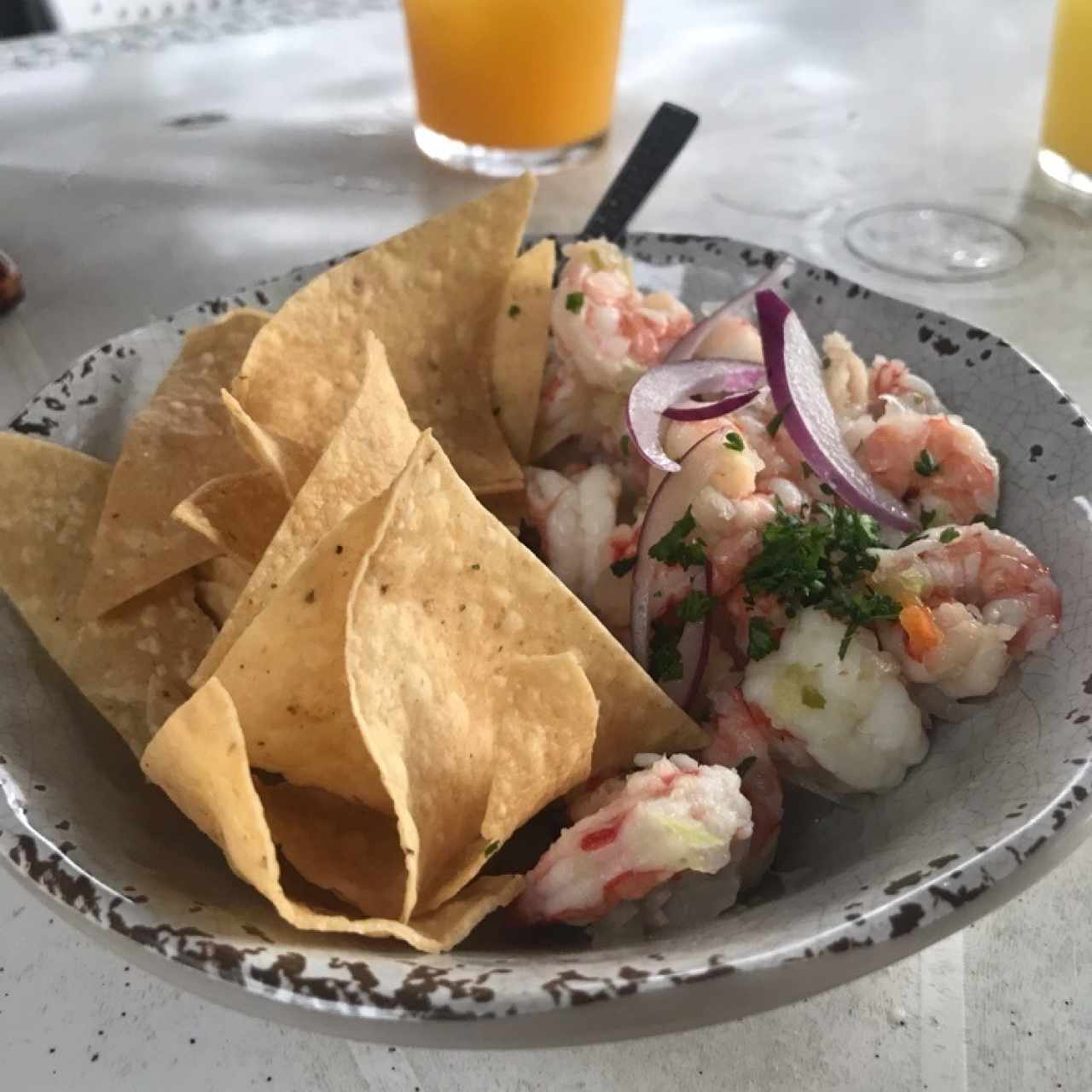 Ceviche de camarón