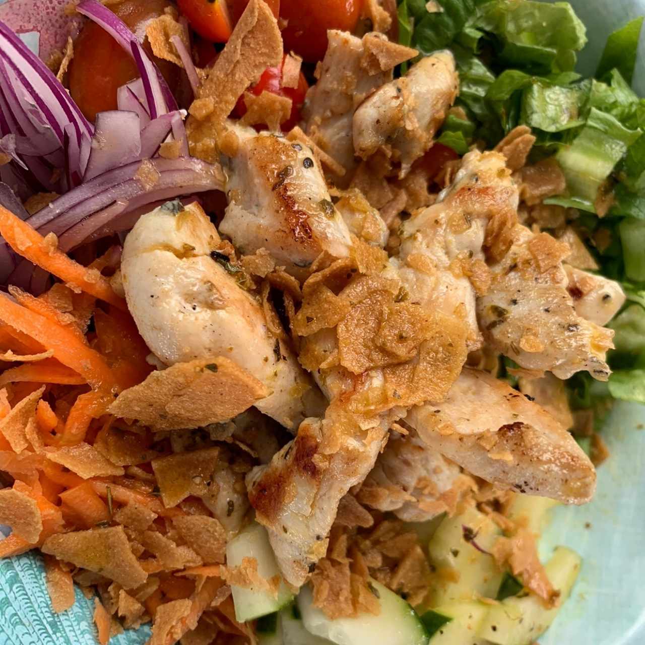 Ensalada Praia con pollo 