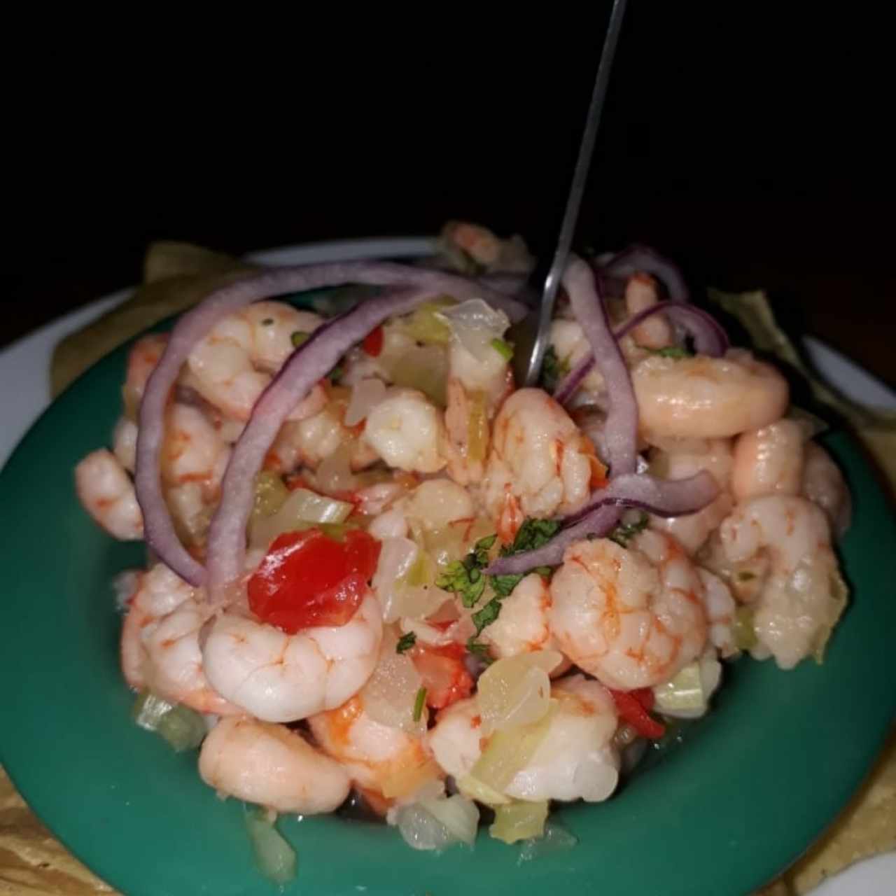 ceviche de camarones