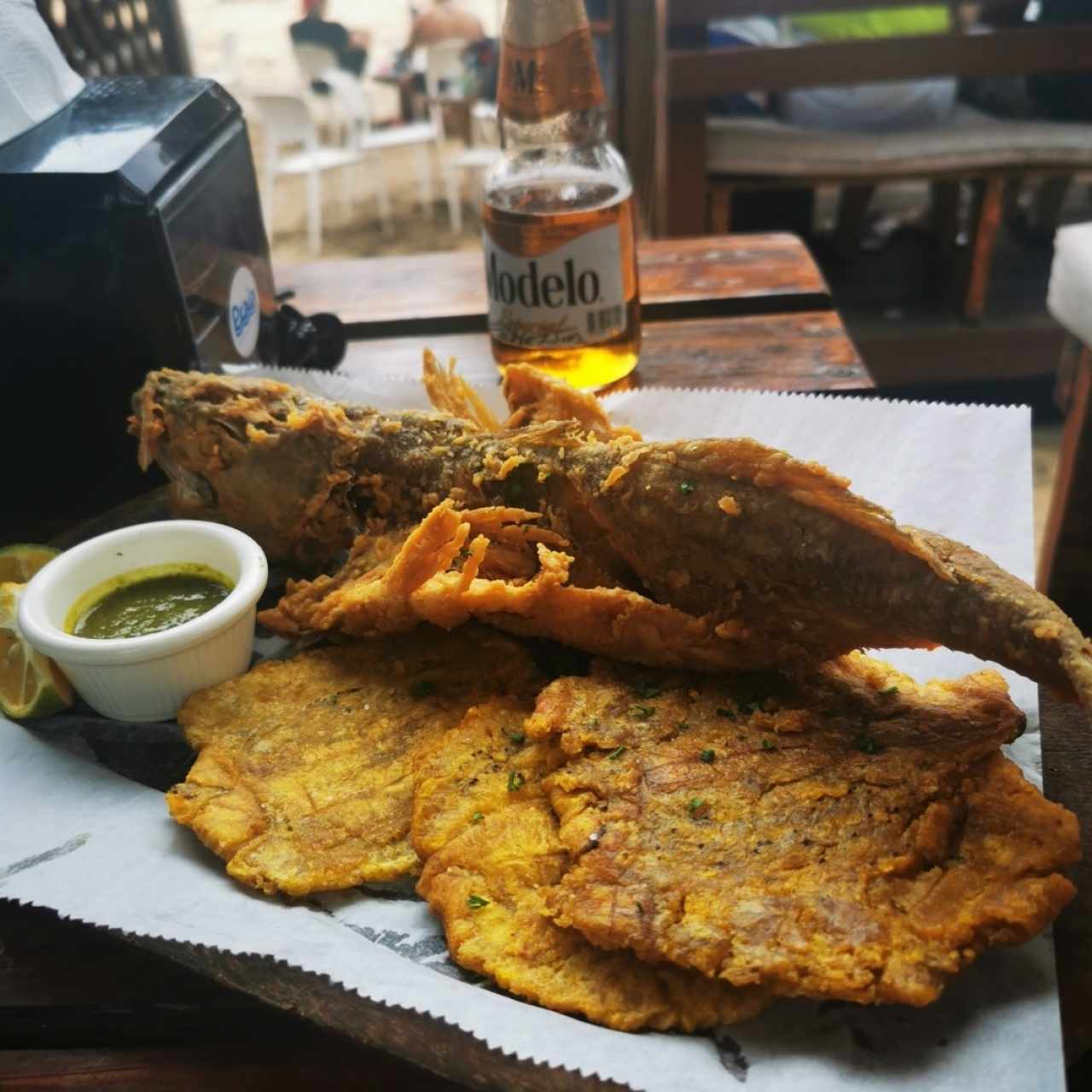 Pescado frito