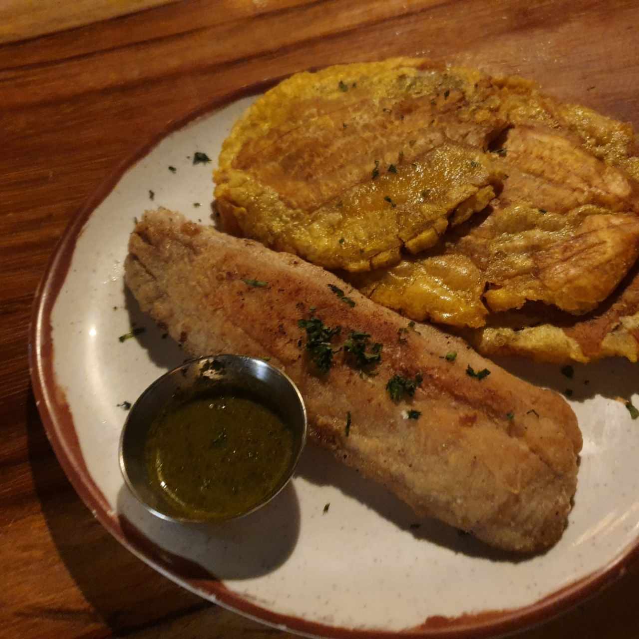 Filete con Patacones