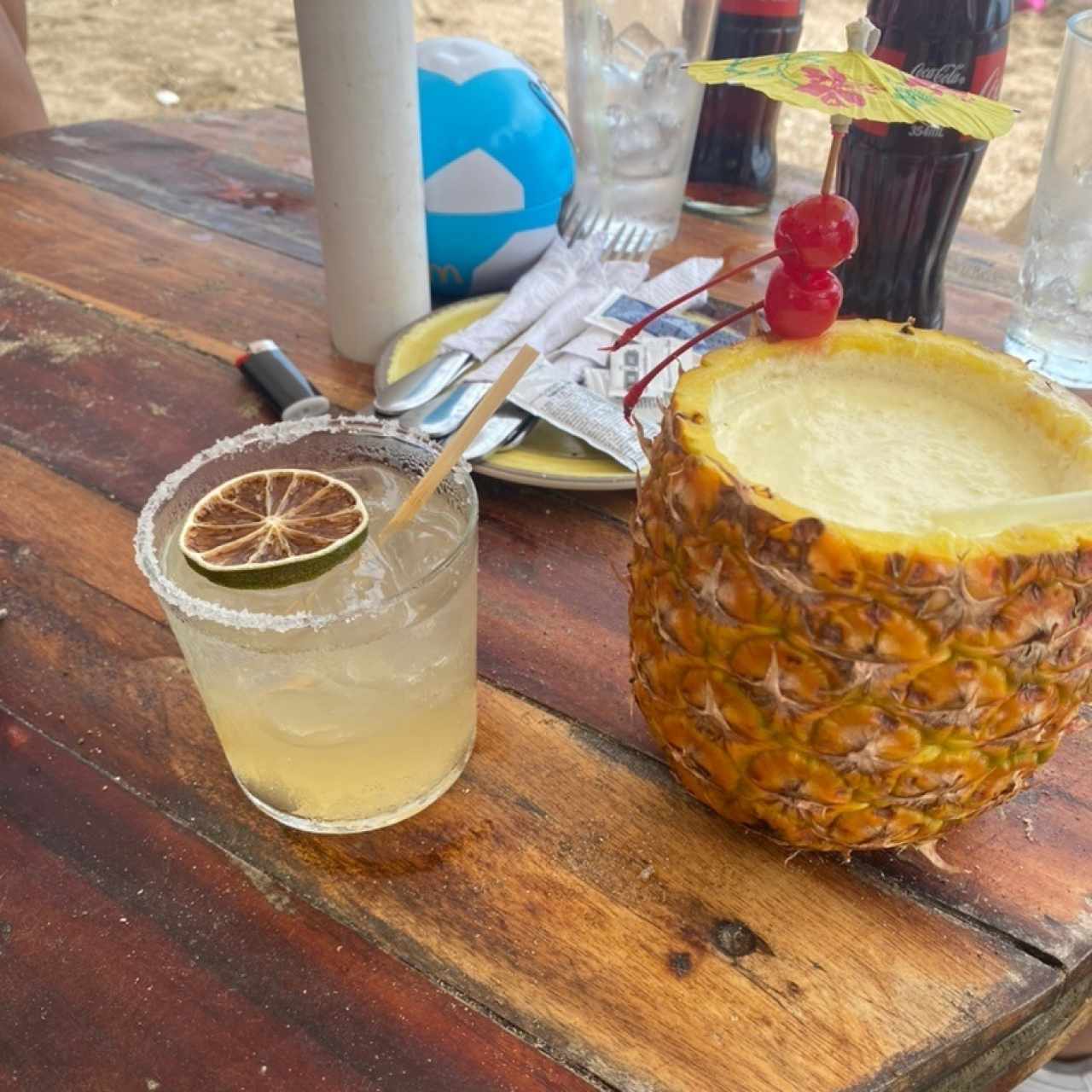 Margarita de Limon y Piña Colada