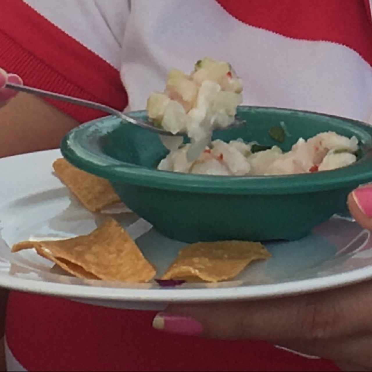 ceviche en salsa de coco