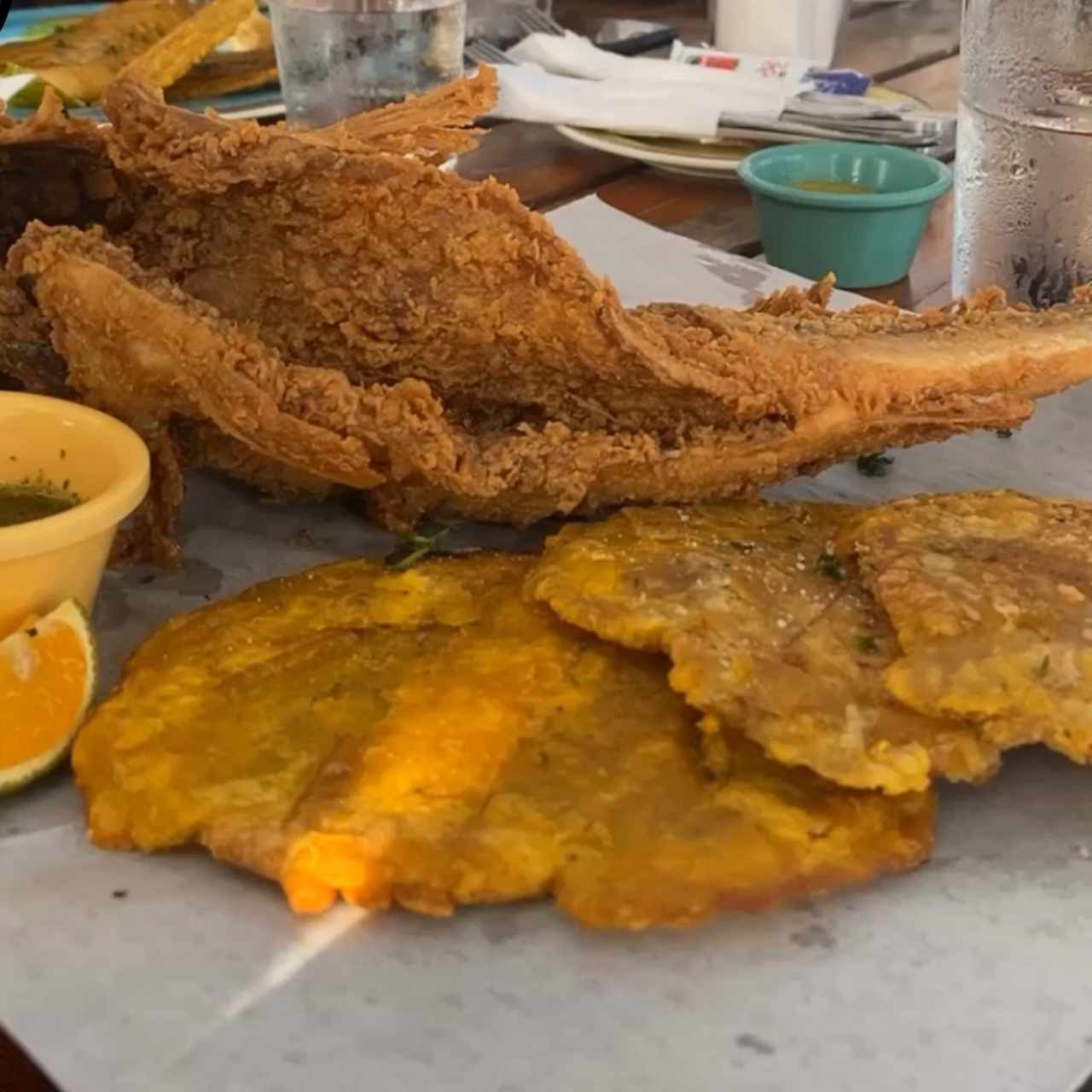 pescado frito 