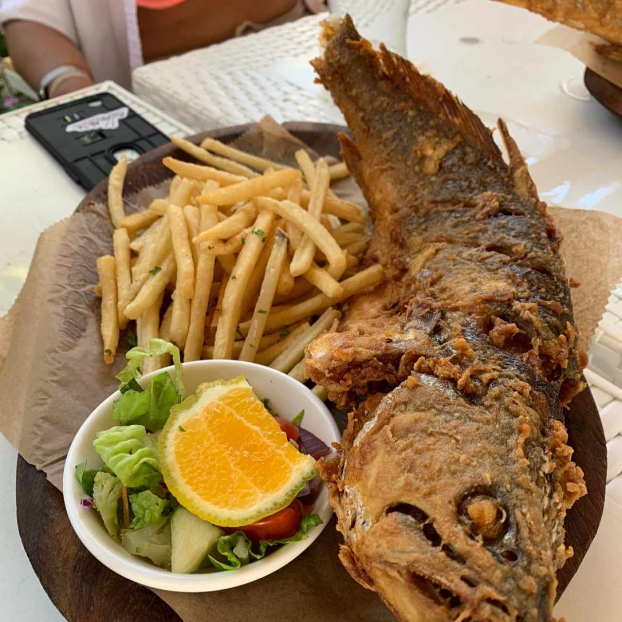 pescado frito 