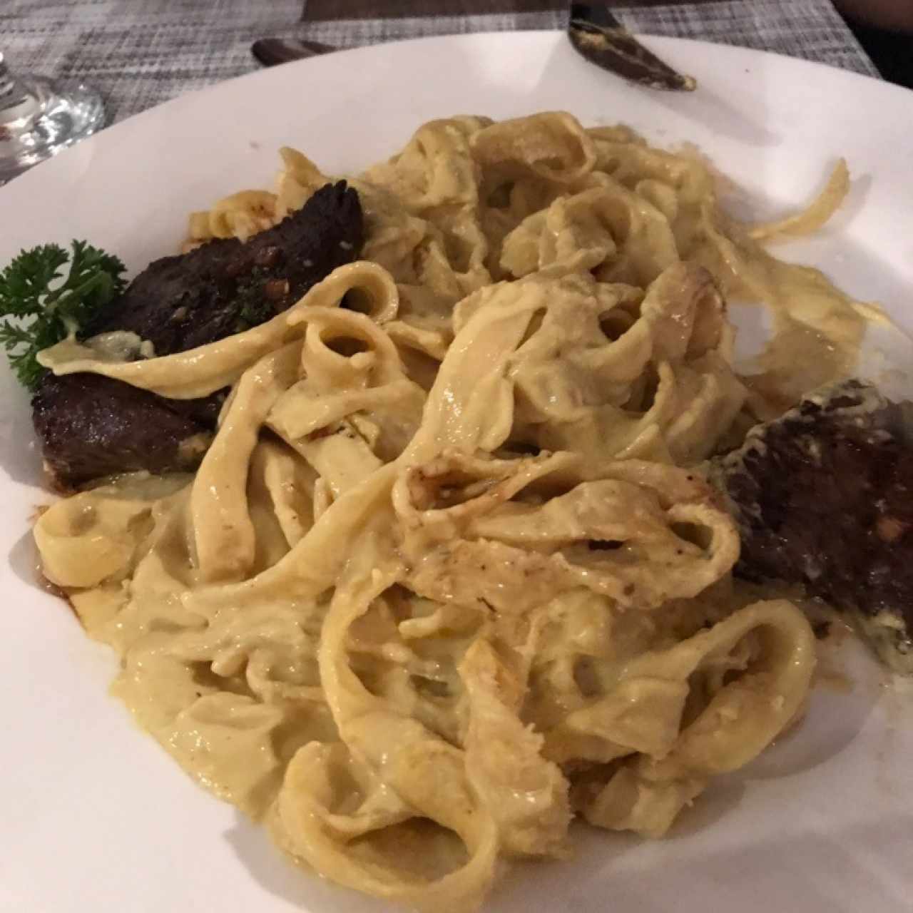 Fetuccini a la Huancaína