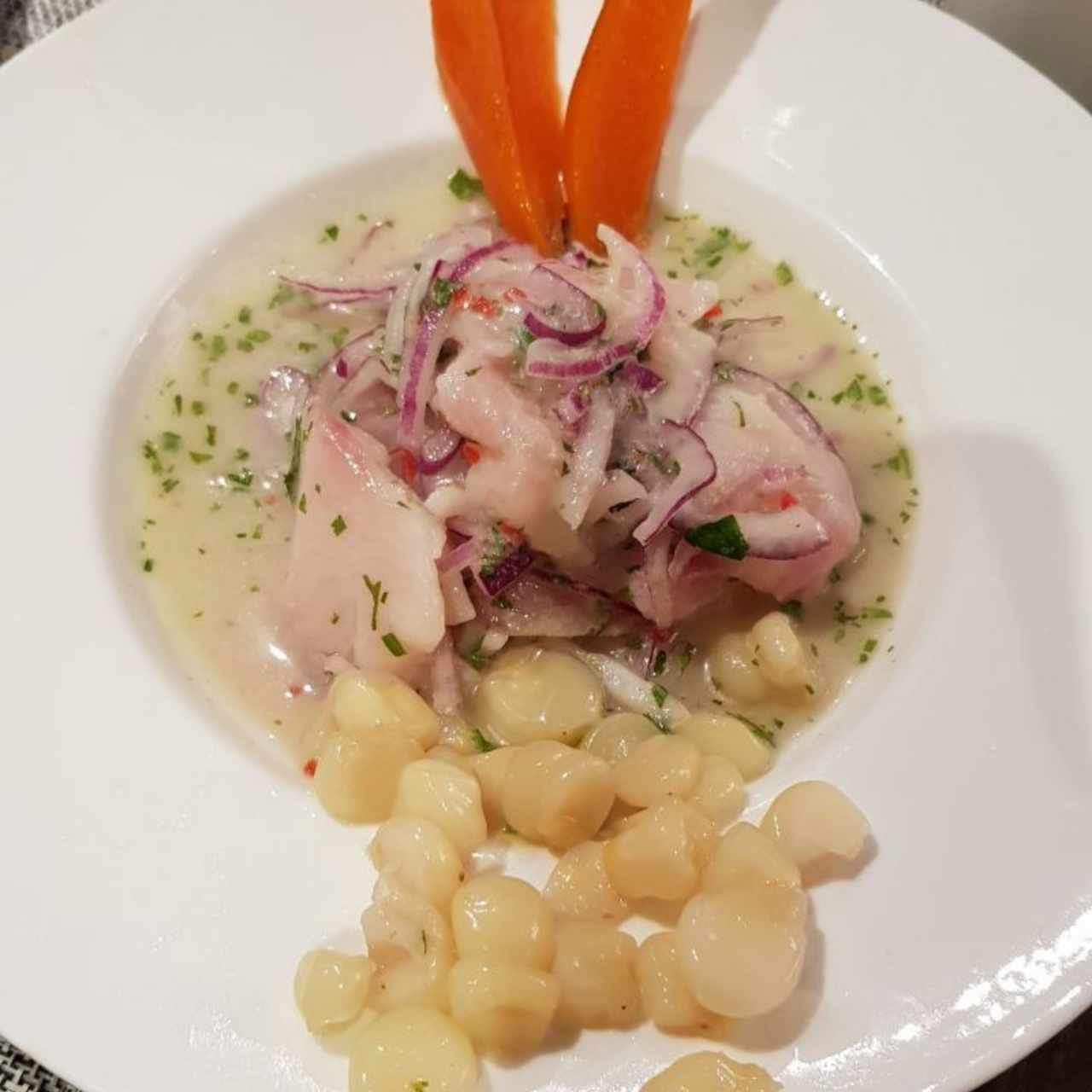 Ceviche de pescado