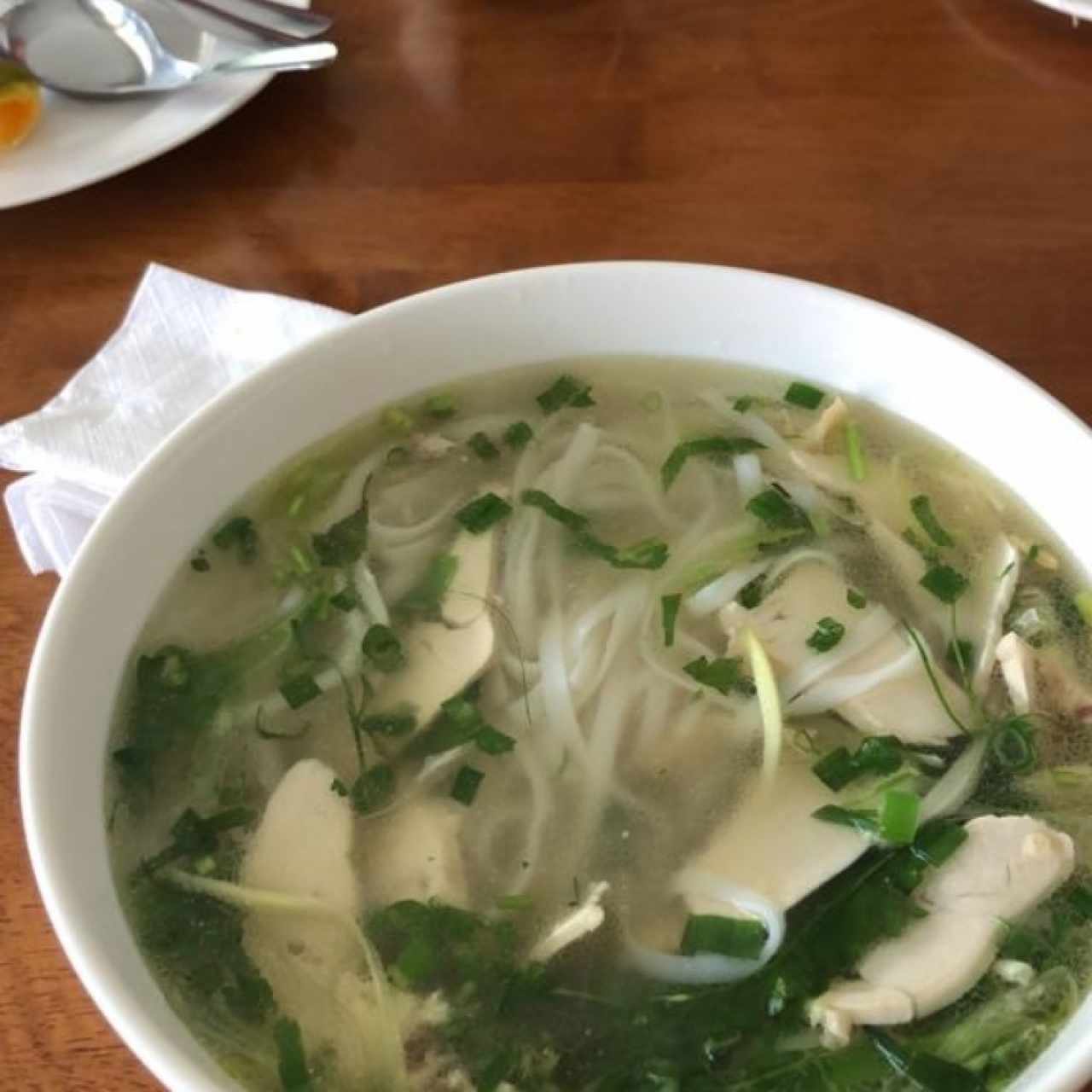 sopa de pollo