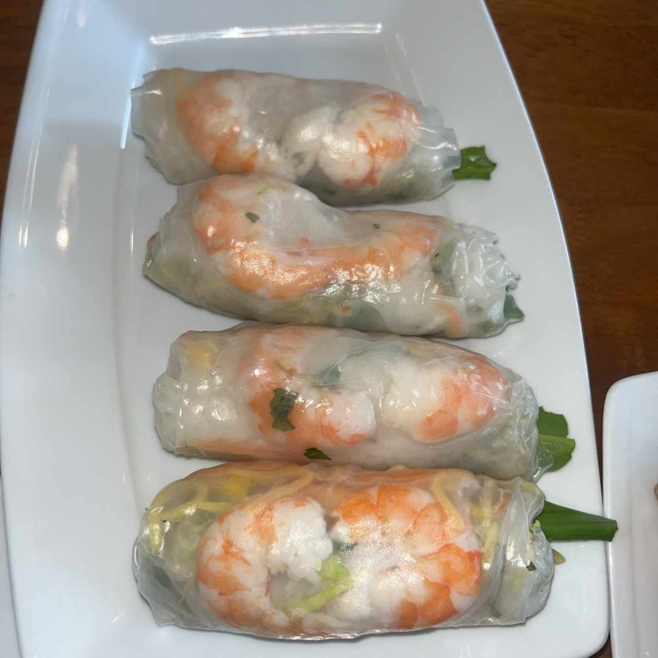 Rollos Frescos - Con Camarones