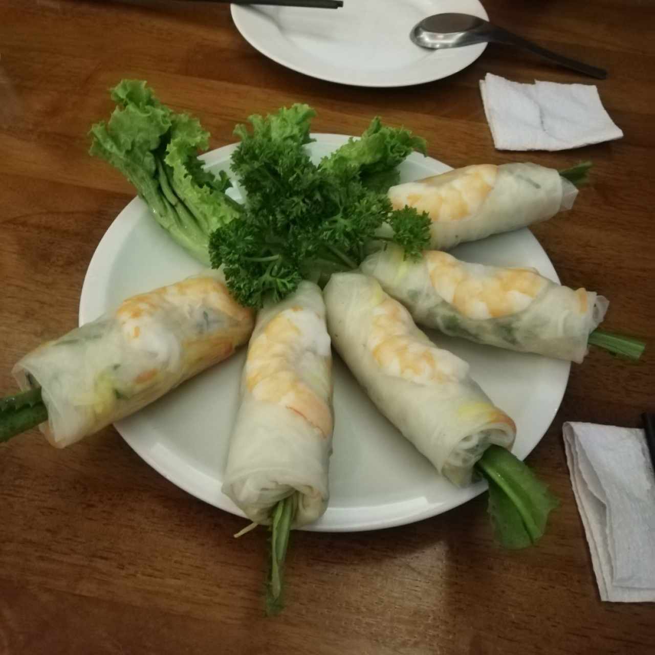 Rollos de camarones