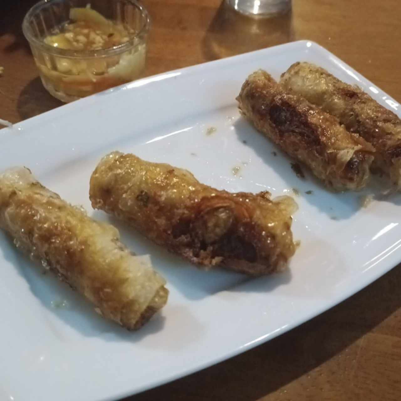 Rollito frito de puerco