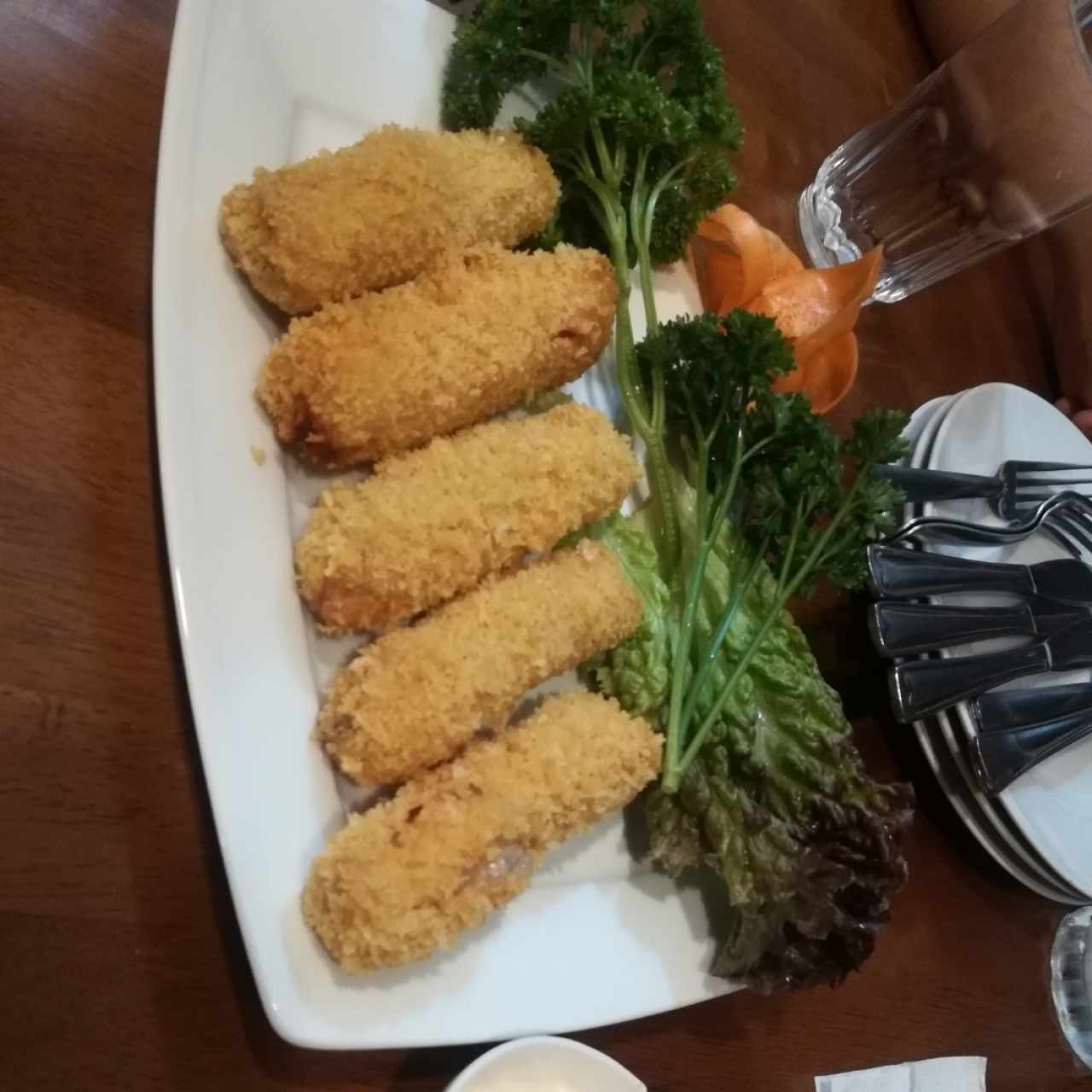 rollos fritoa de mariscos 