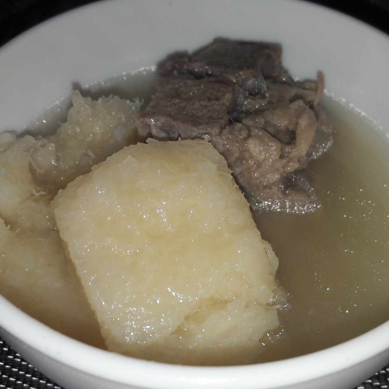 sopa de ñame