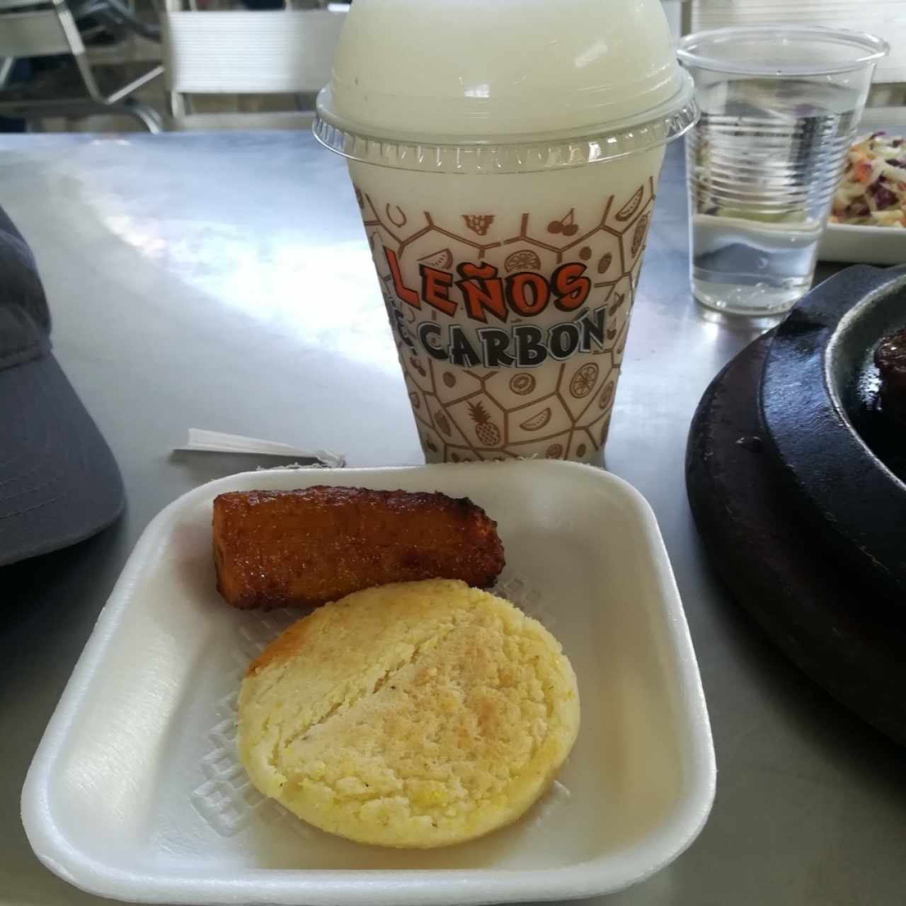 Arepa con plátano