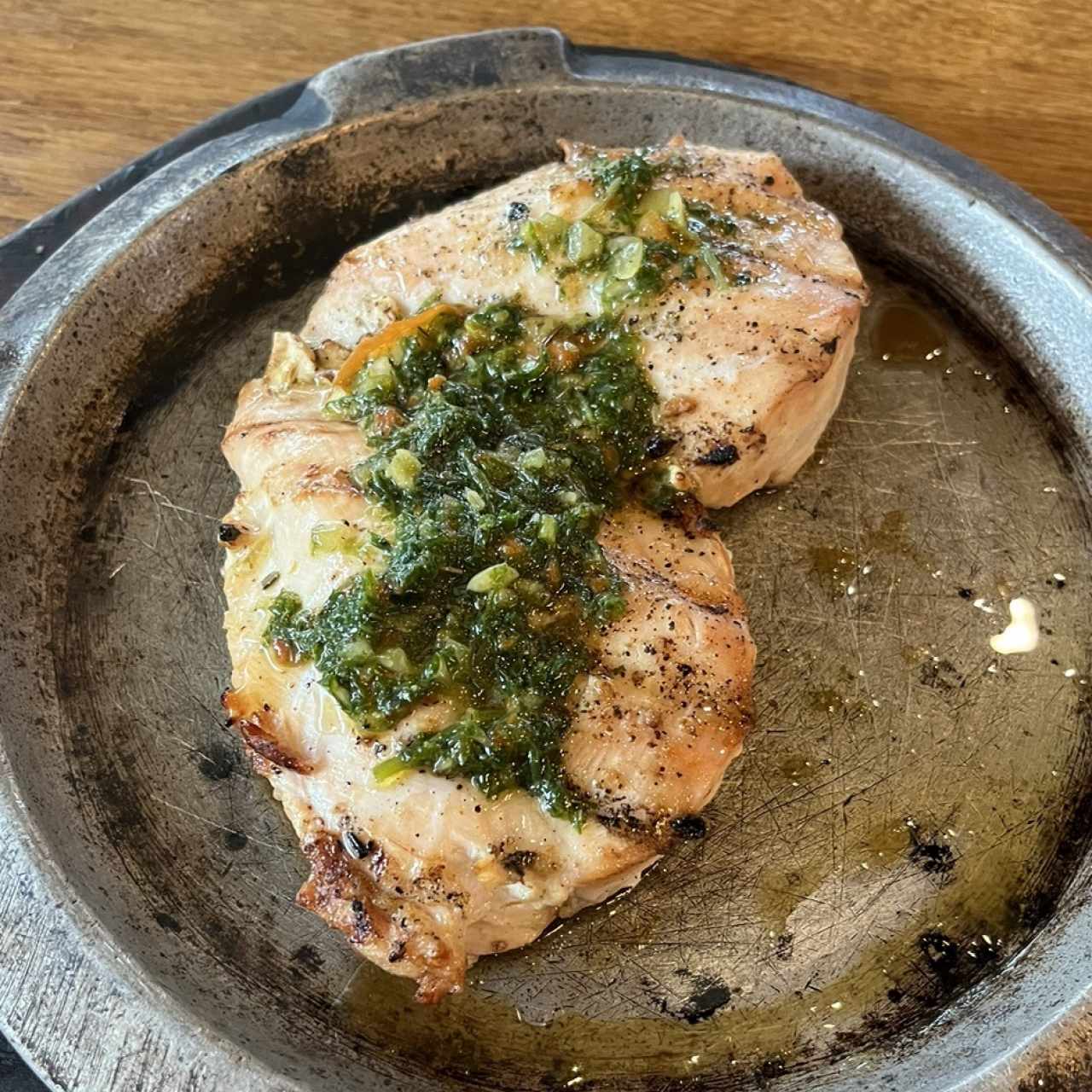 FILETE DE POLLO A LA BRASA