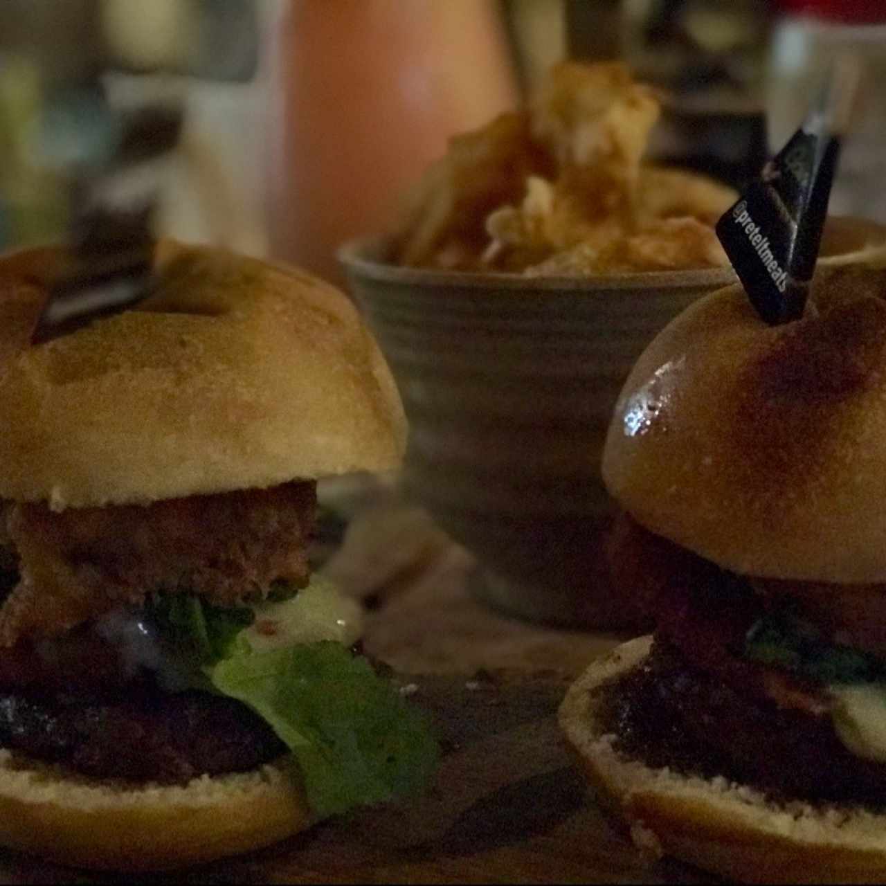 Poncho Mini Burger Duo Black Angus