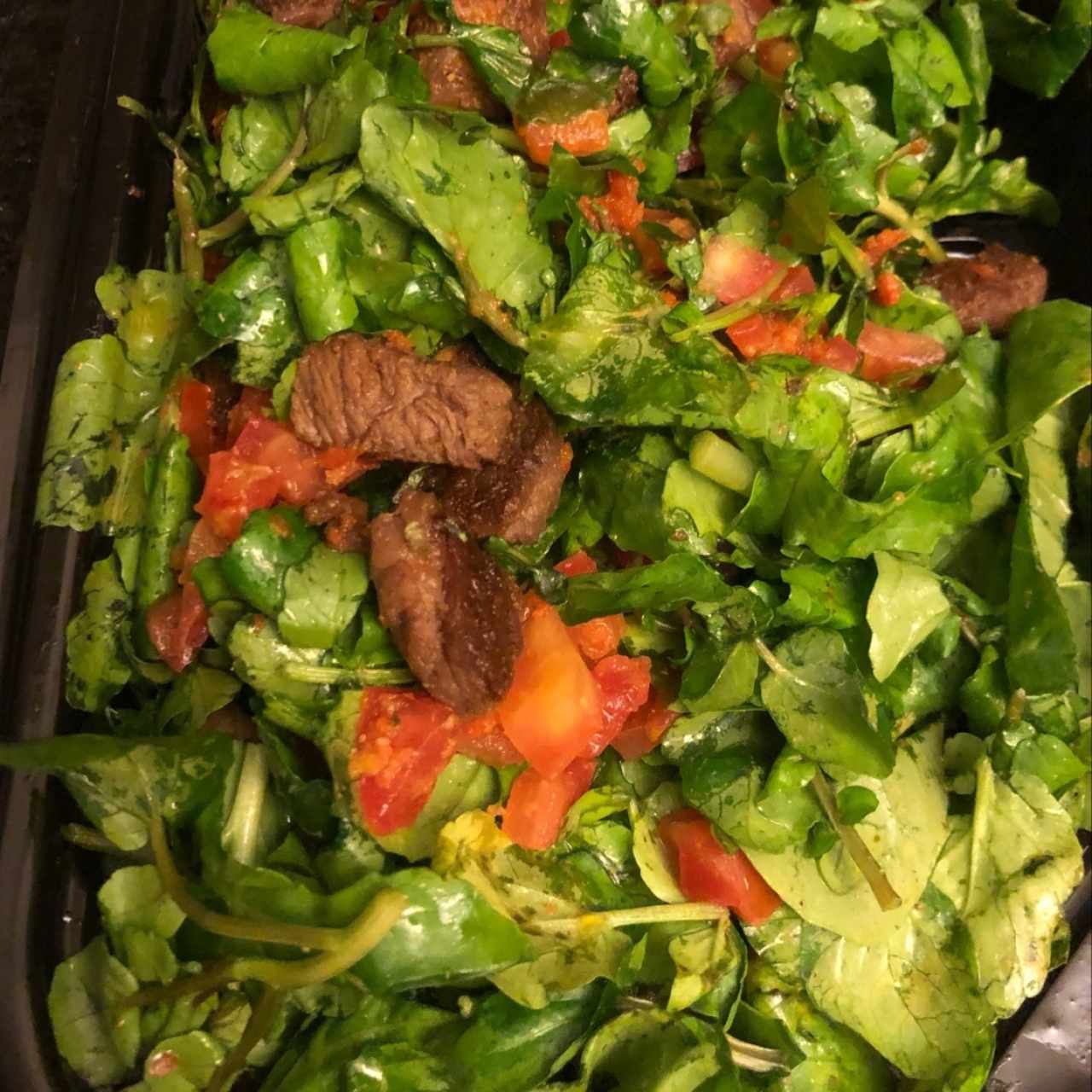 ensalada con carne