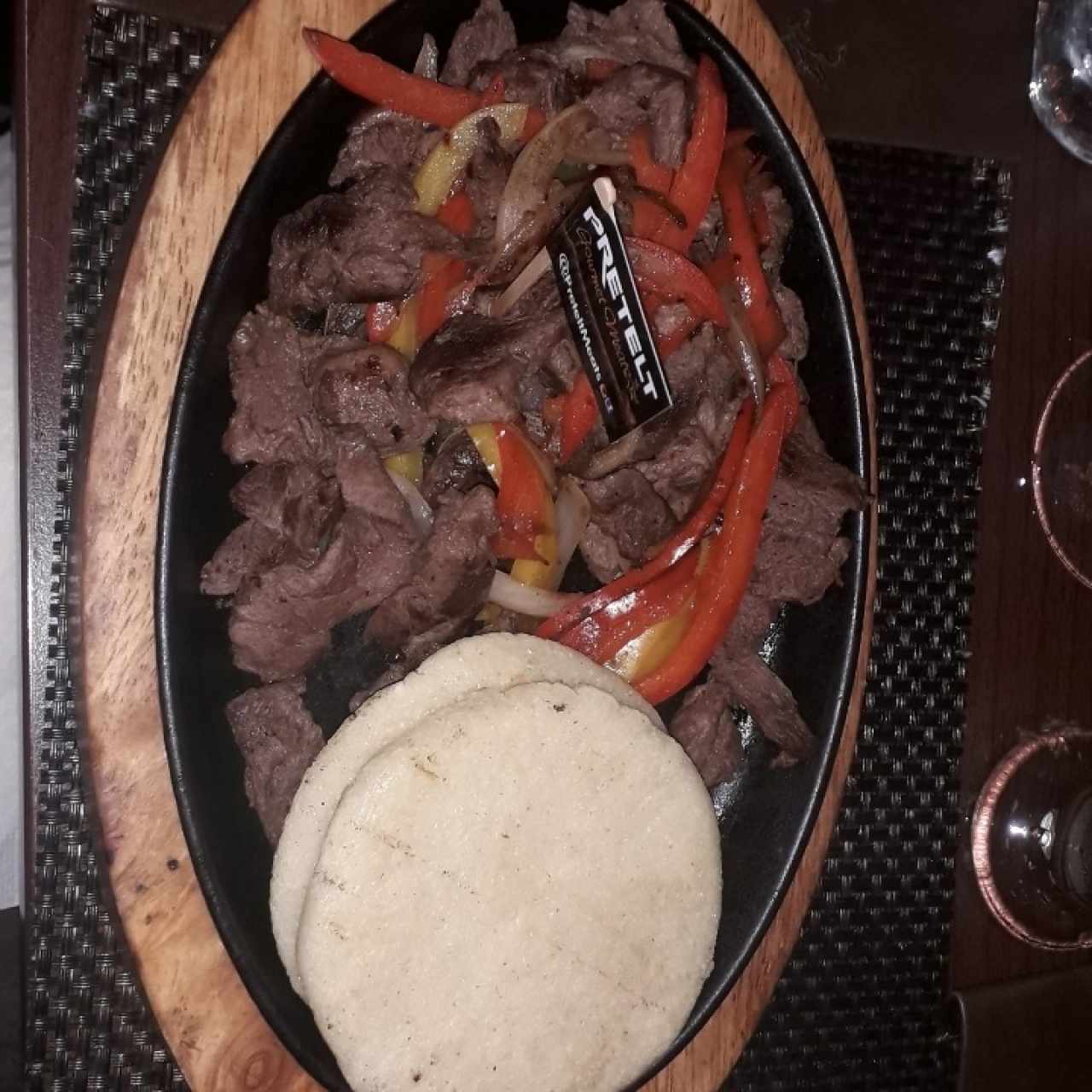 fajitas de carne